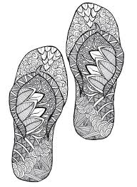 Anyone that watches financial news on cable television has likely witnessed this scene before: Art Therapy Coloring Page Summer Flip Flops 10