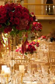 Hot New Wedding Trends Elegant Wedding Centerpiece Red Wedding Theme Tall Wedding Centerpieces