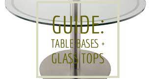 Dining table, tables with wooden base, linear table with glass top many of our dining table tops are made from 5x stronger tempered glass. Using Our Bases With Glass Table Tops Https Tablebases Com Blog