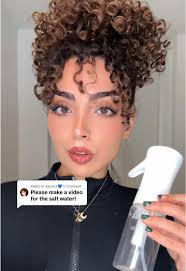 DIY Salt Water Spray Recipe for Curly Hair