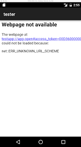 Android Custom Url Scheme Refuses To Work How To Navigate Back To Android App After Oauth Stack Overflow