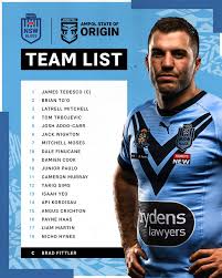 Fittler on sunday told moses he had won the race for nathan cleary's vacant jersey, beating south sydney half adam reynolds for the spot. State Of Origin 2021 Nsw Blues Team For Game Three Nrl