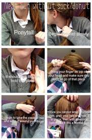 How To Do A Neat Bun Without Sock Donut Hair Beauty Hair Styles Your Hair