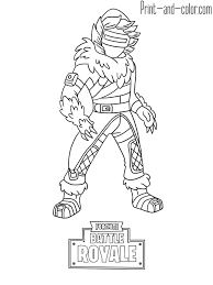 Fortnite Battle Royale Coloring Page Zenith Skin Places To Visit