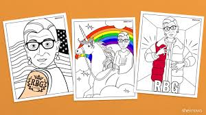 In the meantime, here is some coloring for your holiday pleasure. This Ruth Bader Ginsburg Coloring Book Is All You Need In Life Self