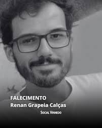 Faleceu nesta quinta-feira, dia 30, Renan Grapeia Calças, aos 24 anos. Ele  enfrentava um severo quadro de leucemia desde setembro do ano passado. O  jovem era estudante de Direito na Universidade Presbiteriana
