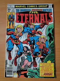 With salma hayek, angelina jolie, richard madden, barry keoghan. The Eternals 17 Fine Very Fine Vf 1977 Marvel Comics Comic Books Bronze Age Eternals Hipcomic