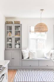 Diy Ikea Banquette Seating Built In Ikea Havsta Hack Hydrangea Treehouse Dining Room Seating Dining Room Remodel Banquette Seating