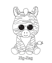 Zig Zag Beanie Boo Coloring Pages K5 Worksheets Beanie Boo Birthdays Beanie Boo Party Beanie Boo