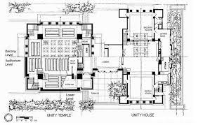 I wonder if the desire for multiple bedroom suites in two private zones of the main block actually drove. Ad Classics Unity Temple Frank Lloyd Wright Archdaily