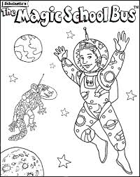 Magic school bus activity pages; Scholastic S The Magic School Bus Color It In