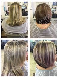 Long To Short Before And After Short Bob Stacked Bob Highlights And Lowlights Long Hair Styles Highlights And Lowlights Hair Styles