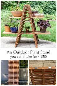 Diy Indoor Outdoor Plant Stand For Multiple Plants Plant Stands Outdoor Outdoor Plants Plant Stand