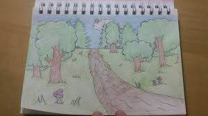 191 How To Draw Cool Easy Cartoon Forest Background Simple Cartoon Drawings With Meaning Forest Cartoon