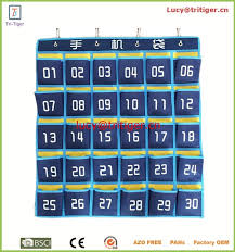 30 Pockets Numbered Classroom Pocket Chart Organizer For Cell Phones Buy Numbers Wall Charts For Kids Chart For Cell Phones Classroom Pocket Chart
