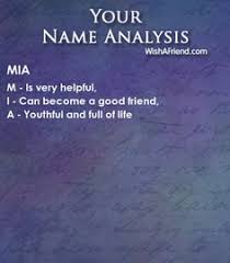 Name Analysis Of Mia Numerology Life Path Spiritual Reading Numerology
