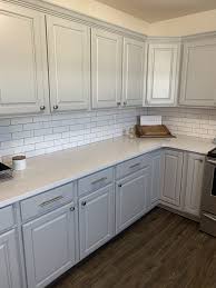 If you've chosen a lighter shade of gray cabinetry, you may of course, lighter gray cabinets are the best choice for pairing with browns as darker colors may clash. Farmhouse Gray Kitchen Light Gray Cabinets Home Decor Kitchen Kitchen Redesign