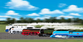 The streamlined power house, gordon the shooting star, is a lean mean moody machine that is heading to the front of the race. The Great Race By Princess Muffins On Deviantart