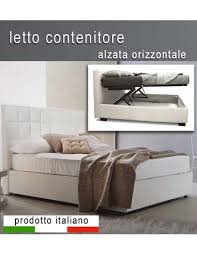 Tutti i letti contenitore zenzero shop sono made in italy. Letto Contenitore Ad Alzata Orizzontale Doppia