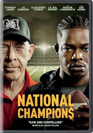 Amazon.com: National Champions [DVD] : Stephan James, J.K. Simmons,  Alexander Ludwig, Lil Rel Howery, Tim Blake Nelson, Russell Wilson, Andrew  Bachelor, Jeffrey Donovan, David Koechner, Kristin Chenoweth, Timothy  Olyphant, Uzo Aduba, Basil