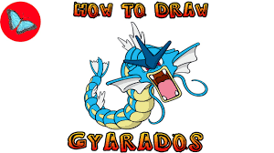 Then draw the eyes and nose. How To Draw Gyarados Pokemon Drawing Animals Youtube