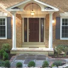 Front Porch Portico Designs Front Porch Portico Design Ideas Pictures Remodel Porch Roof Front House Front Porch Exterior Brick Porch Design