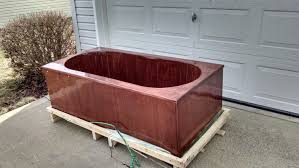 wooden bathtubs  insteading