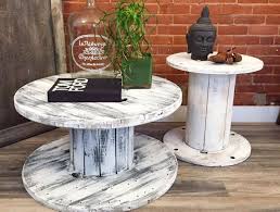 1001 idees astuces brico pour creer une table en touret tables a tiroir table basse touret tables a tiroir en bois