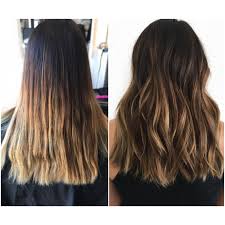Before And After Haircut And Toner On Older Balayage Balayage Hair Brunette Long Balayage Hair Before And After Haircut