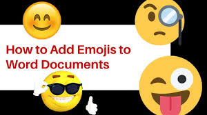 How To Add Emojis To Your Word Documents Youtube