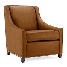 Sweep Leather Armchair West Elm Leather Chair Brown Leather Chairs Leather Armchair