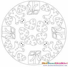 Cocuklar Icin Noel Mandala Boyama Okul Oncesi Etkinlikleri Hayallerinizi Sinirlamayin Boyama Sayfalari Mandala Mandala Boyama Kitaplari