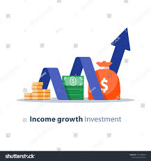 Income Growth Chart Banking Services Financial Report
