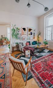 Mid century modern bedroom has its own characteristic and charm that's still quite liked until today. Boho Interior With A Lot Of Art Eclectic Living Room Colorful Eclectic Living Room Small Living Room Decor