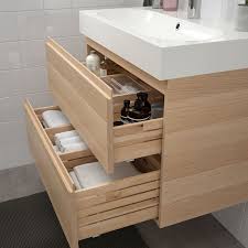 Godmorgon Braviken Waschbeckenschrank 2 Schubl Eicheneff Wlas Brogrund Mischbatterie Ikea Osterreich In 2020 Ikea Godmorgon Bad Einrichten Waschbeckenschrank