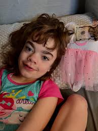 Sadie got a visit from the tooth fairy! She used to love getting money, but  now she just wants to eat it. Bonus pic: Look how sweet Sadie is when  sleeping. 🥰