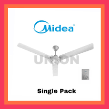 Kipas angin secara umum dibedakan menjadi kipas angin tradisional dan kipas angin tenaga listrik. Midea Single Pack Mfc150a15 Mfc 150a15 60 Ceiling Fan Kipas Siling With Regulator White Shopee Malaysia
