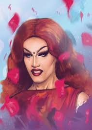 Want to discover art related to sashavelour? Sasha Velour Poster Art Print By Liam Shaw Displate