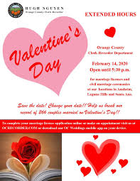 County administration south building 601 n. Orange County Clerk Recorder Extended Hours On Valentine S Day City Of Garden Grove