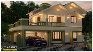 It has 2 living rooms ground & first floor, 2 dinning rooms, drawing rooms and reasonable space for lawn.it is beautifully composed modern colonial house design with exterior finishes in off white grooves and brown plaster, use of aluminium and glass for windows. Single Storey Modern Traditional Kerala House Novocom Top