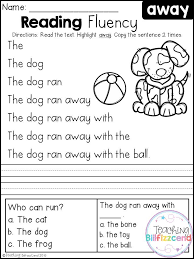 Free Reading Fluency And Comprehension Set 1 Reading Fluency Free Kindergarten Reading Kindergarten Reading
