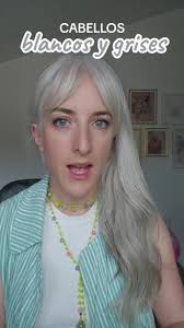 #greenscreen 🤍 #whitehair #hairstyle #hairtok #haircolor