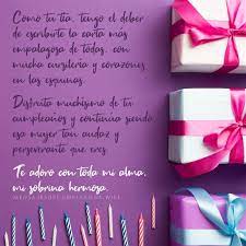 Frases De Cumpleanos Para Una Sobrina 100 Mensajes 2021