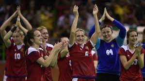 Women S Handboll Russian S Team Olympics 2016 Ryssland Vann Guldet I Damernas Handboll 22 19 Over Frankrike Som Far Women S Handball Handball Olympic Champion