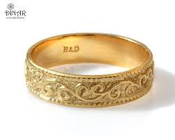 Omg Fav Scrolls 14k Yellow Gold Wedding Bandwomen S By Dinarjewelry Gold Wedding Bands Women Yellow Gold Wedding Band Womens 18k Yellow Gold Wedding Band