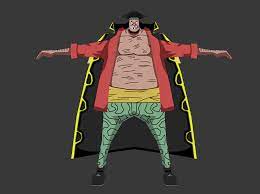 One Piece Blackbeard Low Poly Model Low Poly Models One Piece Low Poly