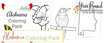Alabama state flag coloring page (with images) | flag. Alabama Coloring Pages Year Round Homeschooling