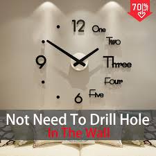 I also tried typing its code in the xml file but it just occupies a blank space. Buy Quartz Creative Wall Clock Diy Modern Design 3d Letters Watch Large Wall Clock Numbers Sticker For Home Living Room Decor At Affordable Prices Free Shipping Real Reviews With Photos Joom