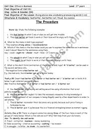 He is now taking rest. Had Better Esl Worksheet By Aminamounir