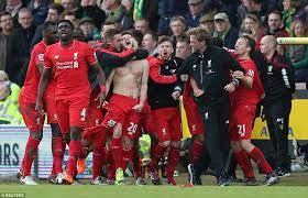 May 05, 2021 · leg 2: Norwich City 4 5 Liverpool Adam Lallana James Milner Jordan Henderson And Roberto Firmino Complete Two Amazing Comebacks In Nine Goal Thriller Daily Mail Online